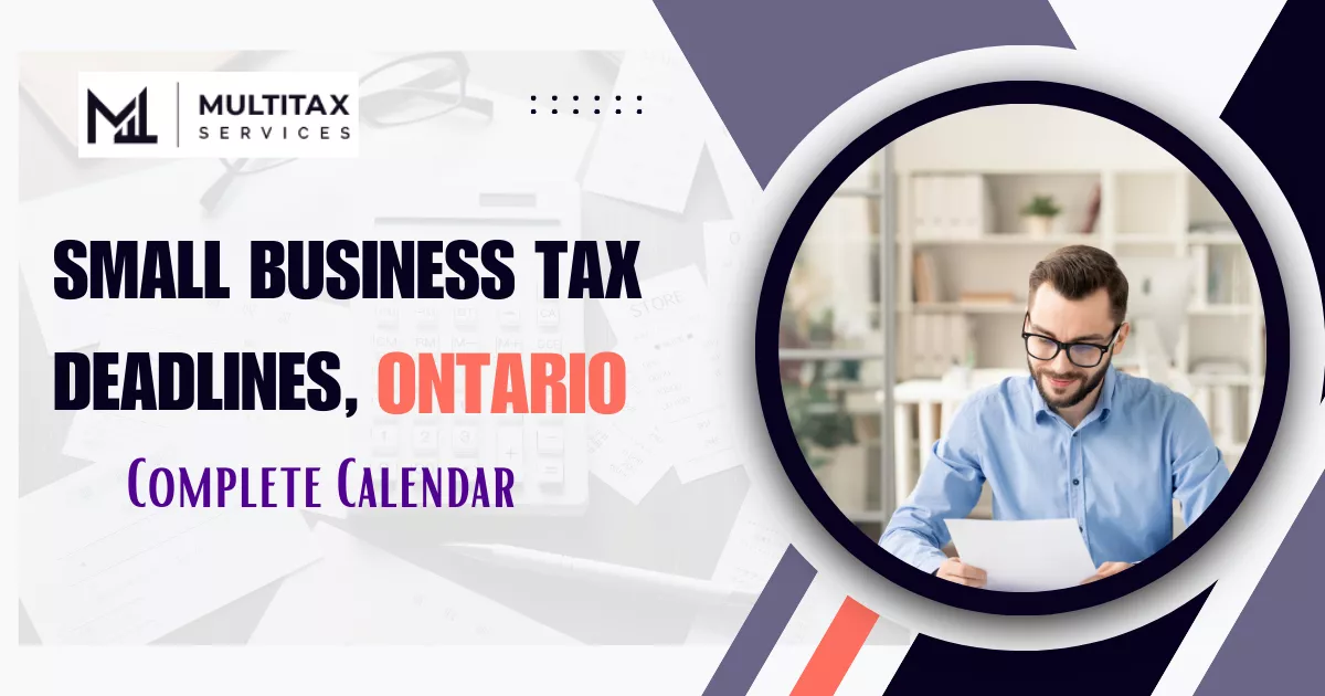 Small Business Tax Deadlines Ontario 2026